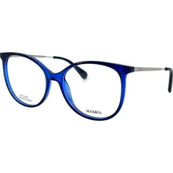 Max & Co MO5008 Women's Eyeglass Frame Blue - Picture 1 of 5